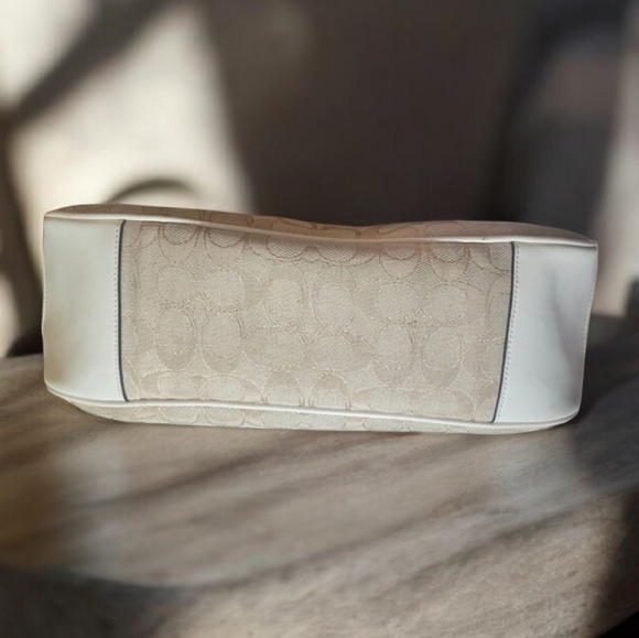 Coach Zip Top Shoulder Bag in Signature Canvas - Picture 5 of 10